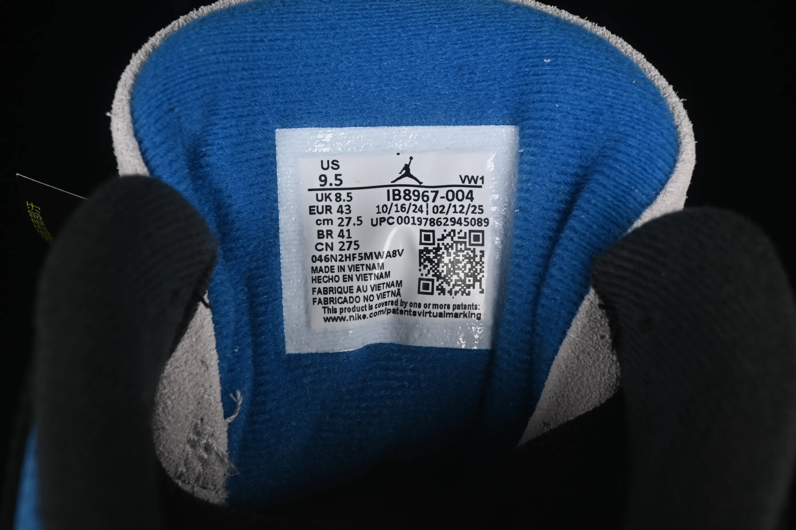 All categories Air Jordan Jordan series basketball shoes Air Jordan 3 GX foreign trade version Air Jordan 3 OG "Rare Air" AJ3 Joe 3 small reverse hook IB8967-004